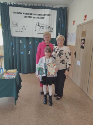 Miniaturka artykułu II miejsce w XIX Gminnym Konkursie Matematycznym uczniów klas trzecich „Jestem Mistrzem”!